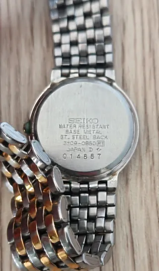 Reloj Seiko Mujer Oro y Plata
