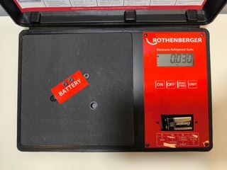 Balanza Rothenberger para gases refrigerantes