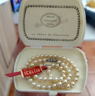 Collar Perlas Icultiu. La Perla de Mallorca. Nuevo