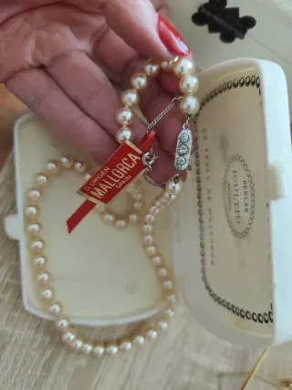 Collar Perlas Icultiu. La Perla de Mallorca. Nuevo