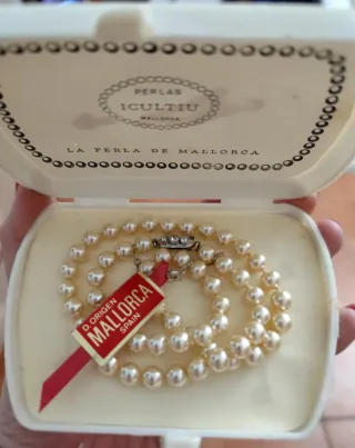 Collar Perlas Icultiu. La Perla de Mallorca. Nuevo