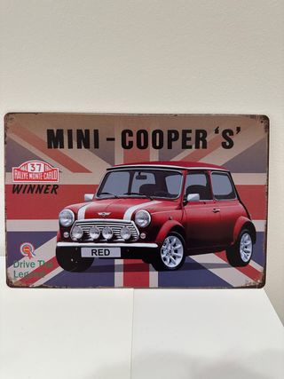 Placa Mini Cooper S Rally Monte Carlo