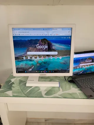 Monitor Pantalla Samsung Blanca flexible