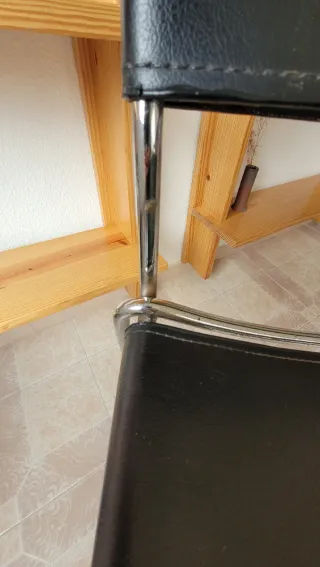 Taburetes altos negros estilo Alias Spaghetti 164