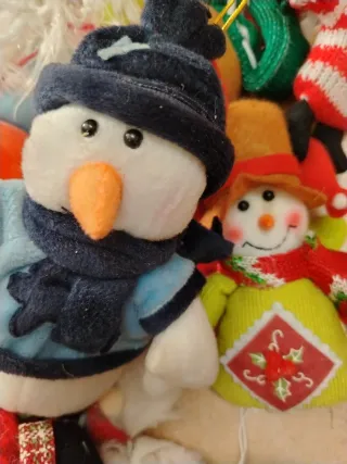 Lote adornos navideños variados