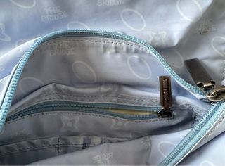 Borsa The Bridge azzurra con fantasia