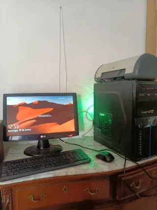 PC Sobremesa LG Negro/Gris