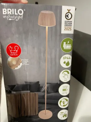 Lampada LED da terra BRILONER senza cavo