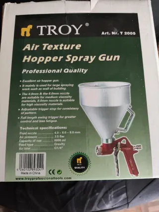 Pistola Textura Hopper TROY G1/4 6000ml