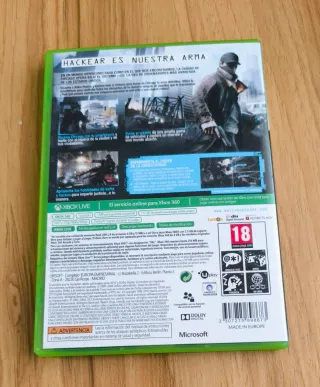 Watch Dogs Xbox 360 PAL ESP Como Nuevo!