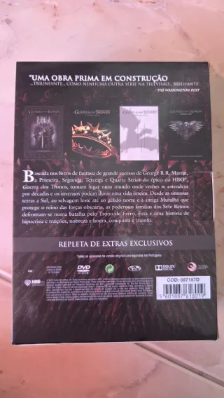 Guerra dos Tronos DVD - Séries 1-4