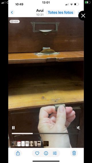 Archivador clásico madera estilo italiano