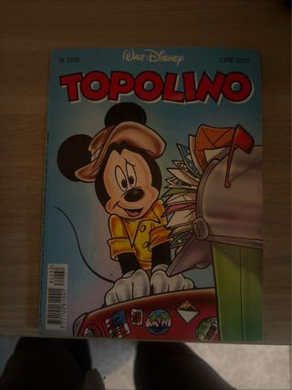 5 fumetti disney topolino anno 1998