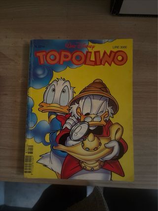5 fumetti disney topolino anno 1998