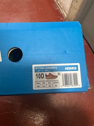 HOKA CHALLENGER 8 ORIGINALES/FACTURA/3USOS