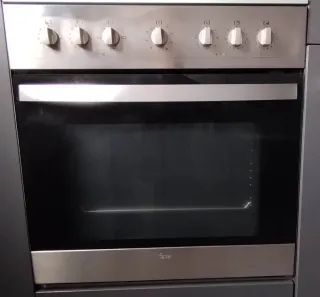 Vitrocerámica y Horno Inox