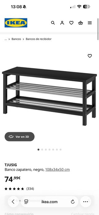 Zapatero blanco y plateado