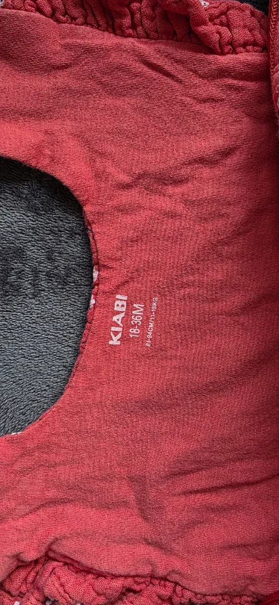 Saco de bebé Kiabi floral 18-36 meses