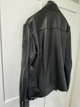 Chaqueta Biker Cuero Diesel Negra