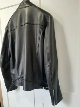 Chaqueta Biker Cuero Diesel Negra