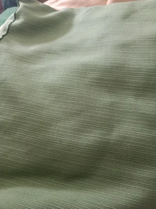 Cortinas verdes estilo militar