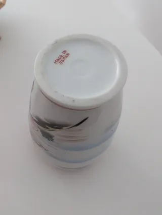 Jarrón de cerámica chino multicolor