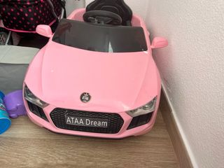 Coche eléctrico infantil rosa ATAA Dream