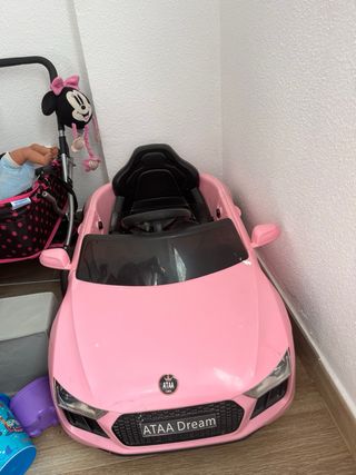 Coche eléctrico infantil rosa ATAA Dream