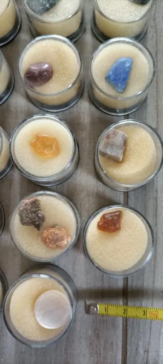 Lotto minerali e pietre naturali