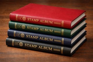 Lote de Álbumes Sellos Antiguos