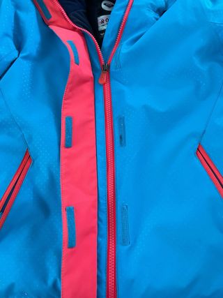 Chaqueta esquí niña Roxy azul y coral