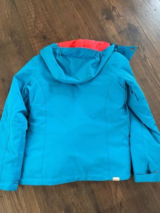 Chaqueta esquí niña Roxy azul y coral