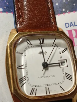 Orologio AXES Automatico Uomo Pelle Marrone Oro