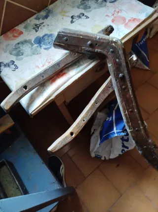 Ubio antiguo de madera