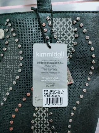 Bolso Tote Kimmidoll tachuelas metálicas.