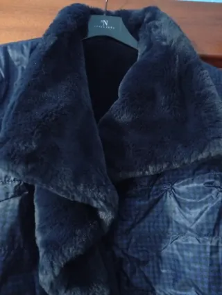 Abrigo pelo reversible mujer