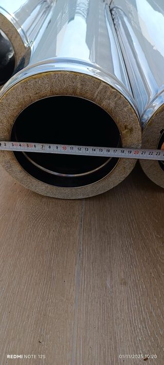 Tubos de chimenea de acero inoxidable