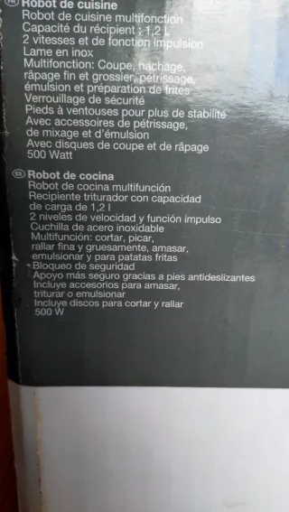 Robot de cocina Tarrington House 500W Nuevo