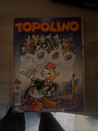 2 fumetti disney topolino anno 2000