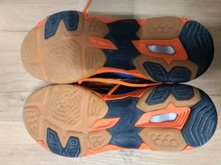 Zapatillas Mizuno Wave Volcano Azul Naranja