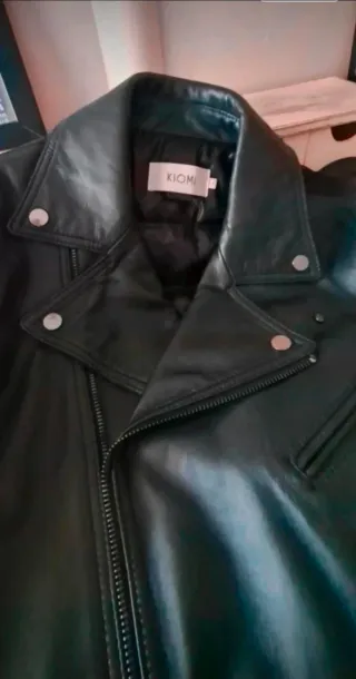 Chaqueta de piel cruzada