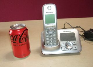 TELÉFONO INALÁMBRICO PANASONIC PLATEADO