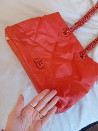 Bolso Bimba y Lola Nylon Coral