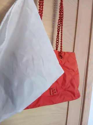 Bolso Bimba y Lola Nylon Coral
