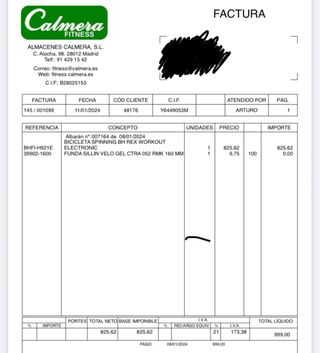 Bicicleta Spinning BH REX WORKOUT Electrónica