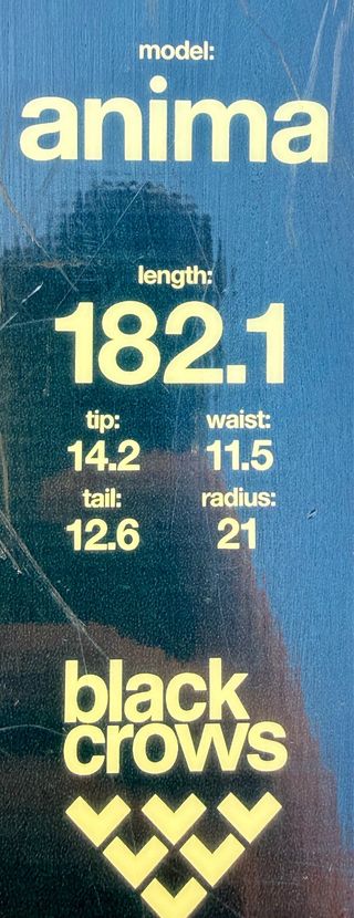 Esquís Black Crows Anima 182.1cm