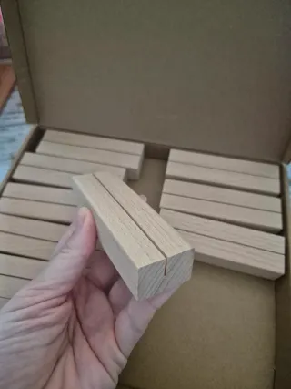 10 Soportes de madera