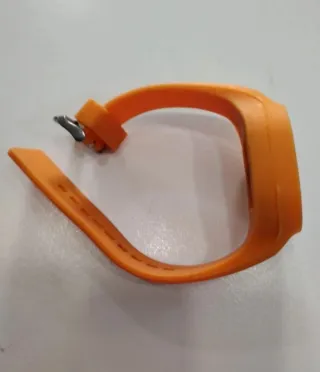 Orologio da polso in silicone arancione