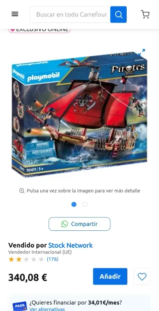 Barco Pirata Playmobil.