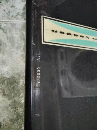 Tabla de Snowboard Negra